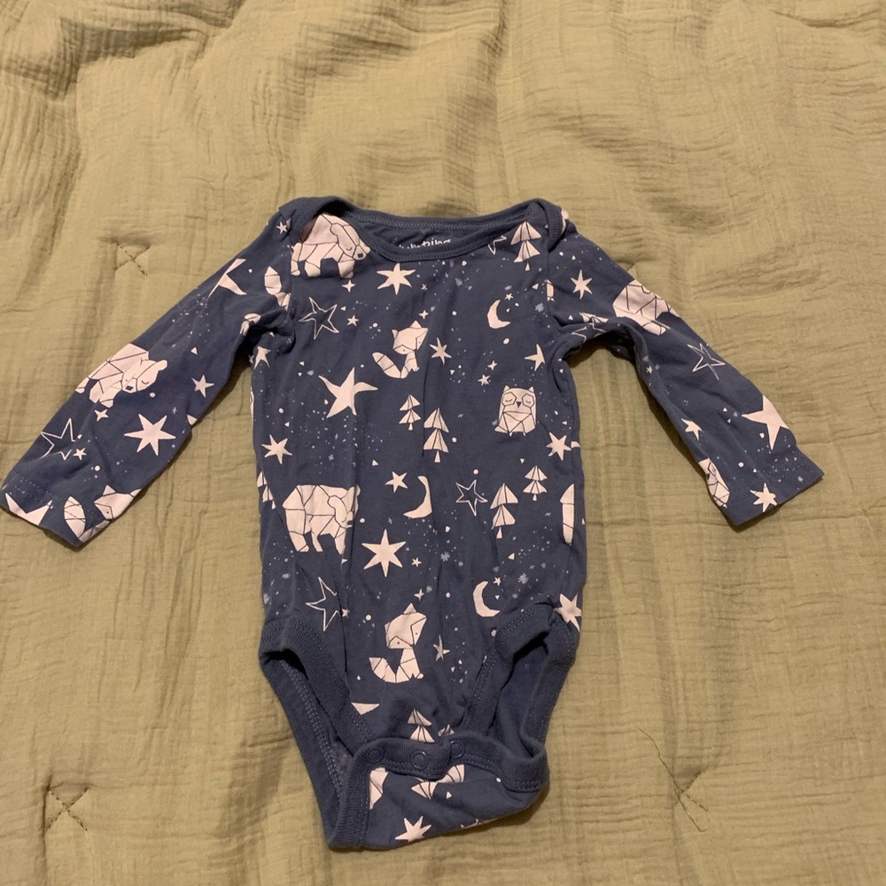 Jumping beans blue constellation long sleeve